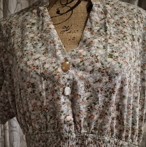 Floral Button-Up Dress